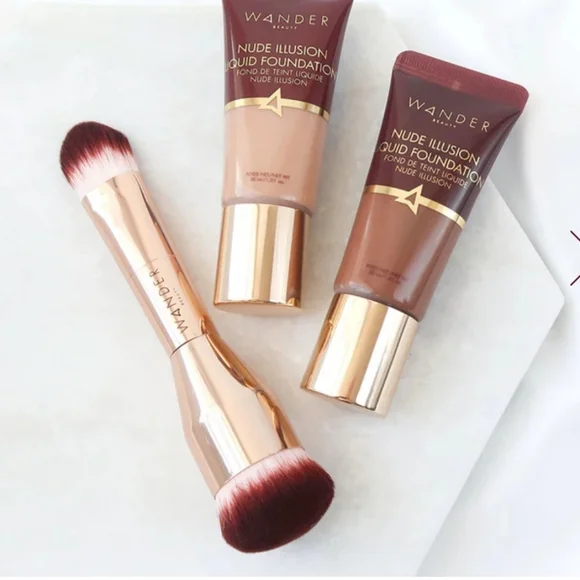 🌺Wander Beauty Round Trip Dual Foundation Brush Makeup Brushes - Picture 3 of 3